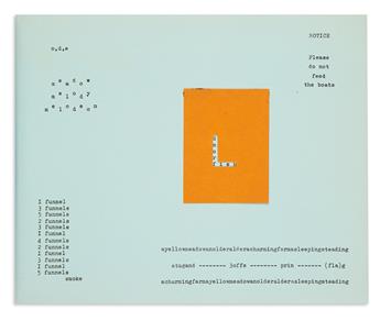 FINLAY, IAN HAMILTON / TYPEWRITER ART. Canal Funnel.